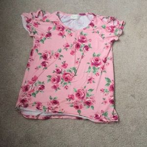 Rose Cropped T-Shirt